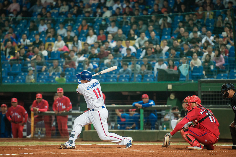 2017年WBC熱身賽,台灣隊對上古巴隊。